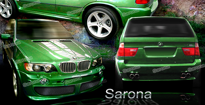 Custom BMW X5 Body Kit  SUV/SAV/Crossover (2004 - 2006) - $2250.00 (Manufacturer Sarona, Part #BM-001-KT)